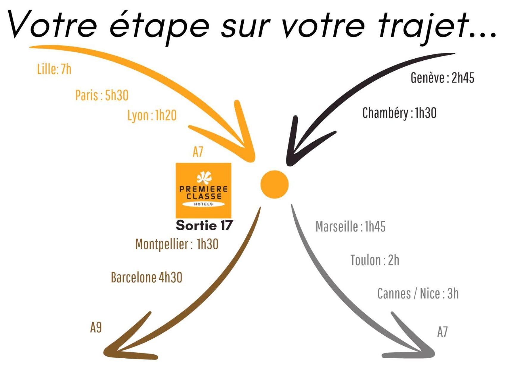 โรงแรมพรีเมียร์ คลาส มอนเทลิมาร์ เล ตูร์เรตต์ Les Tourrettes ภายนอก รูปภาพ